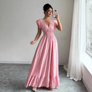 Women's French-style Elegant Waist-cinching Dress